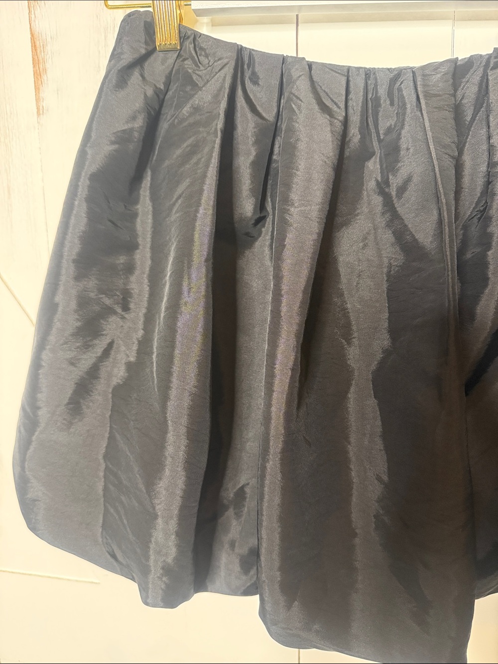MIOU MUSE Black Bubble Mini Skirt Women's - Picture 10 of 16
